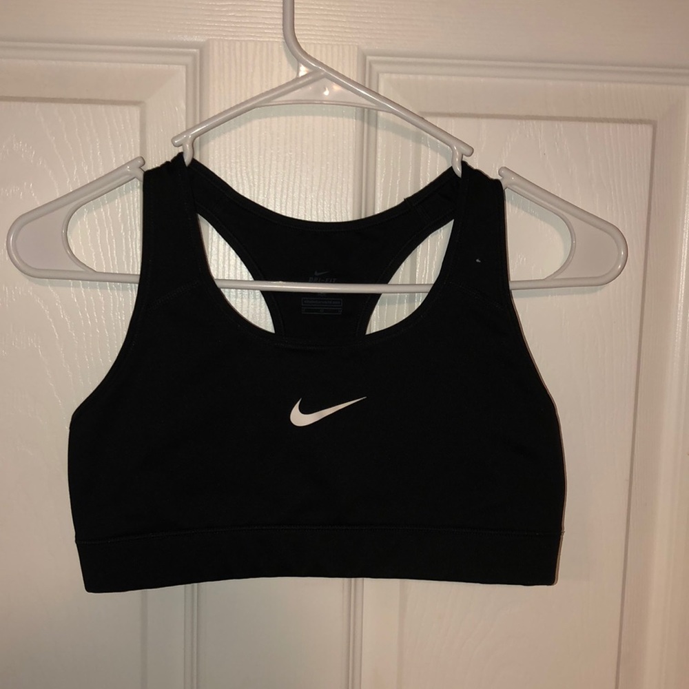 Nike black sports bra